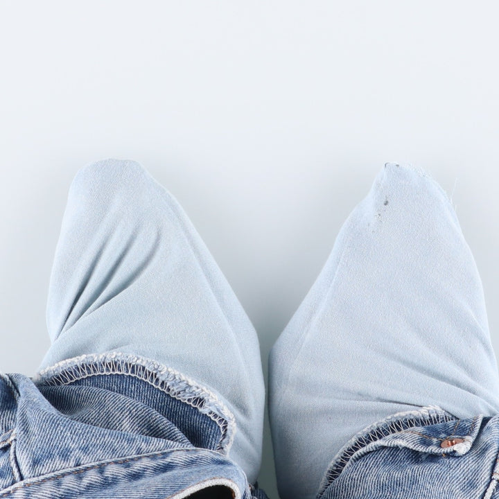 90'S Levi's 00550-4892 Relaxed Fit Tapered Denim Pants, Black Denim, Men's, Size W29 cotton Blue type light blue Vintage Second Hand