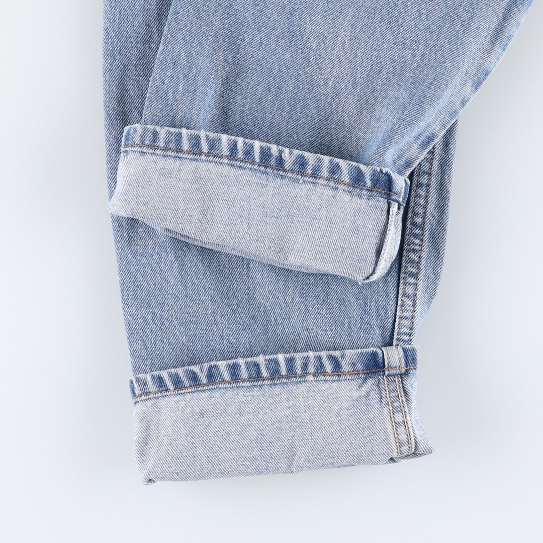 90'S Levi's 00550-4892 Relaxed Fit Tapered Denim Pants, Black Denim, Men's, Size W29 cotton Blue type light blue Vintage Second Hand