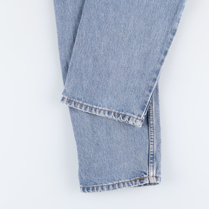 90'S Levi's 00550-4892 Relaxed Fit Tapered Denim Pants, Black Denim, Men's, Size W29 cotton Blue type light blue Vintage Second Hand