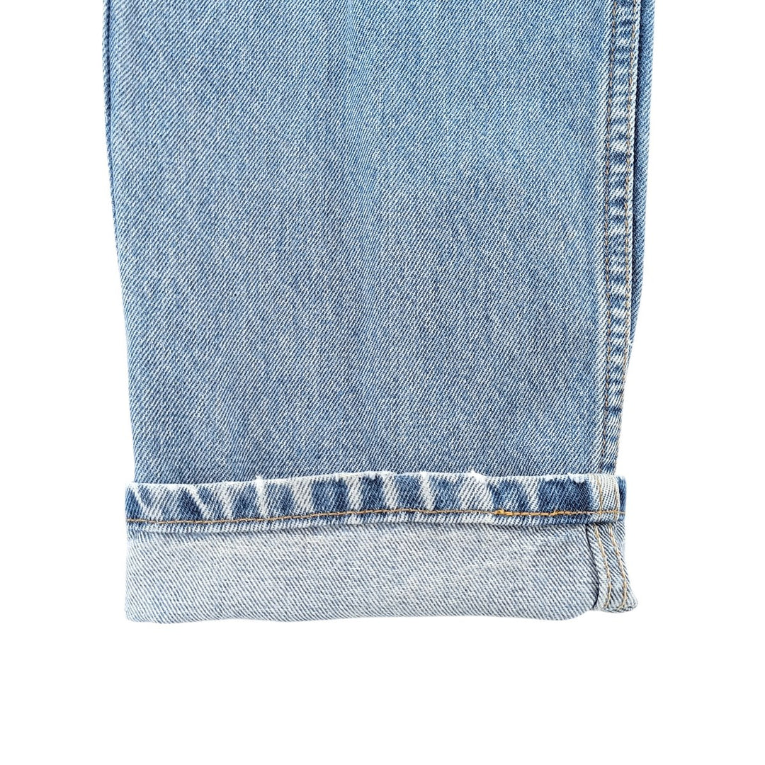 90'S Levi's 00550-4892 Relaxed Fit Tapered Denim Pants, Black Denim, Men's, Size W29 cotton Blue type light blue Vintage Second Hand