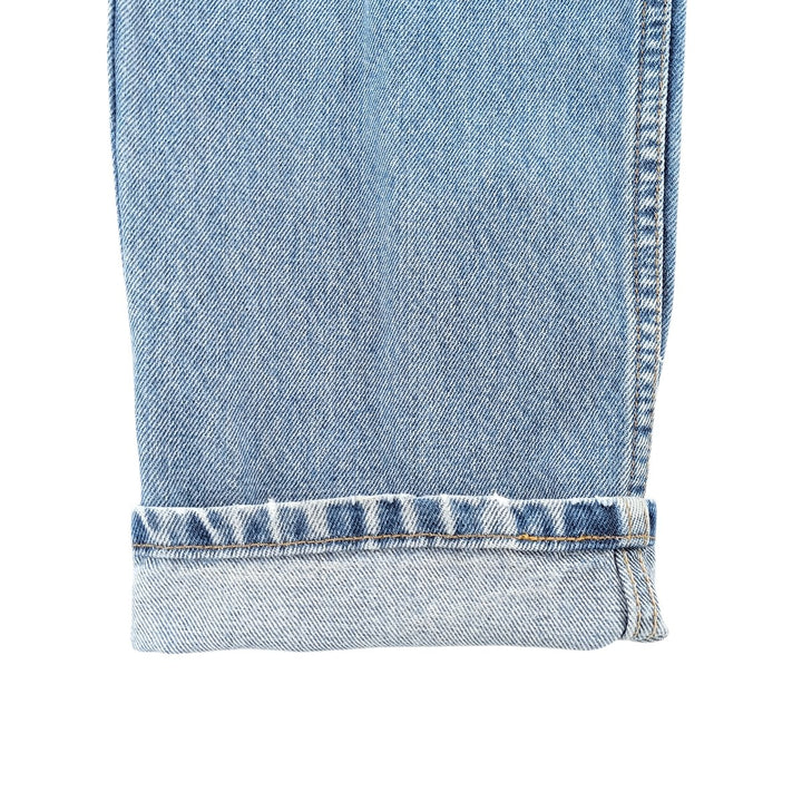 90'S Levi's 00550-4892 Relaxed Fit Tapered Denim Pants, Black Denim, Men's, Size W29 cotton Blue type light blue Vintage Second Hand