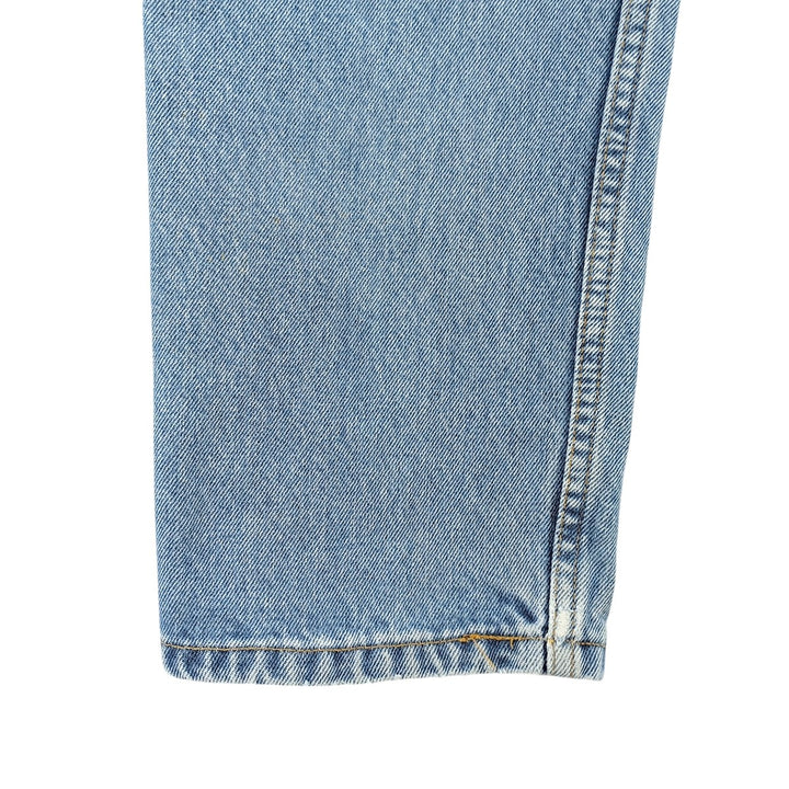 90'S Levi's 00550-4892 Relaxed Fit Tapered Denim Pants, Black Denim, Men's, Size W29 cotton Blue type light blue Vintage Second Hand