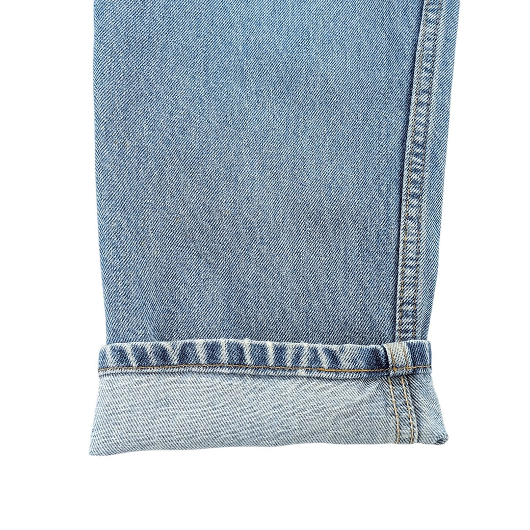 90'S Levi's 00550-4892 Relaxed Fit Tapered Denim Pants, Black Denim, Men's, Size W29 cotton Blue type light blue Vintage Second Hand