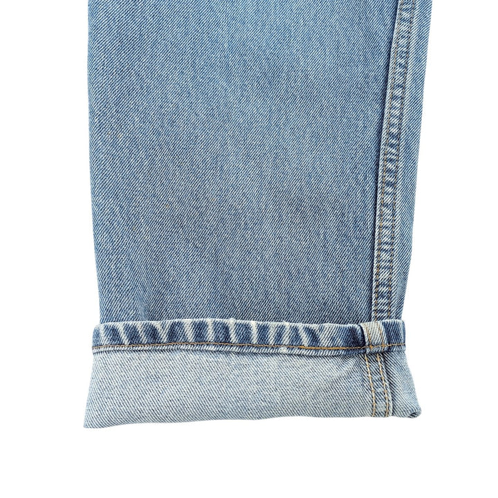 90'S Levi's 00550-4892 Relaxed Fit Tapered Denim Pants, Black Denim, Men's, Size W29 cotton Blue type light blue Vintage Second Hand