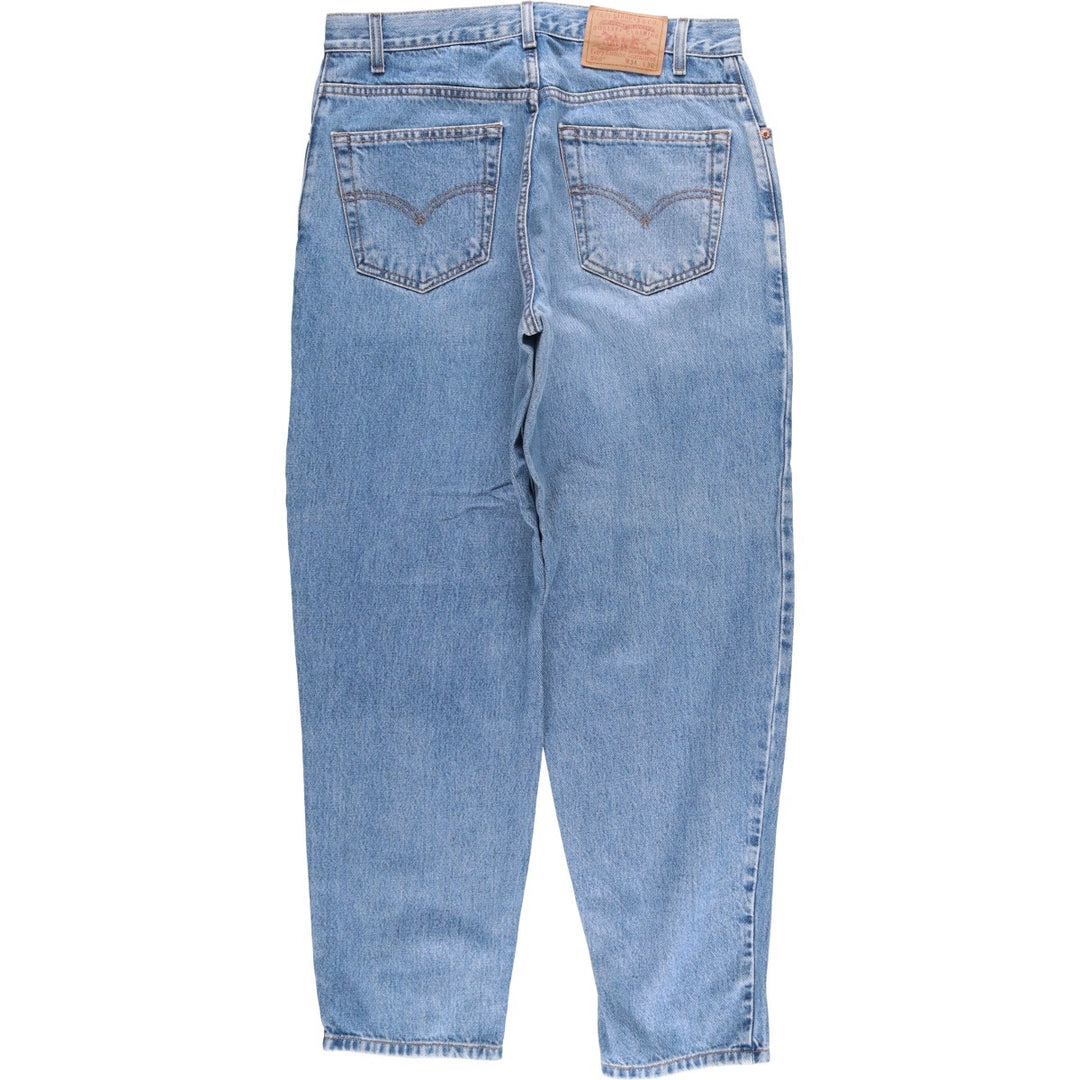 2000'S Levi's 560 Loose Fit Tapered Denim Pants, Black, Men's, Size W33 cotton blue type Vintage Second Hand