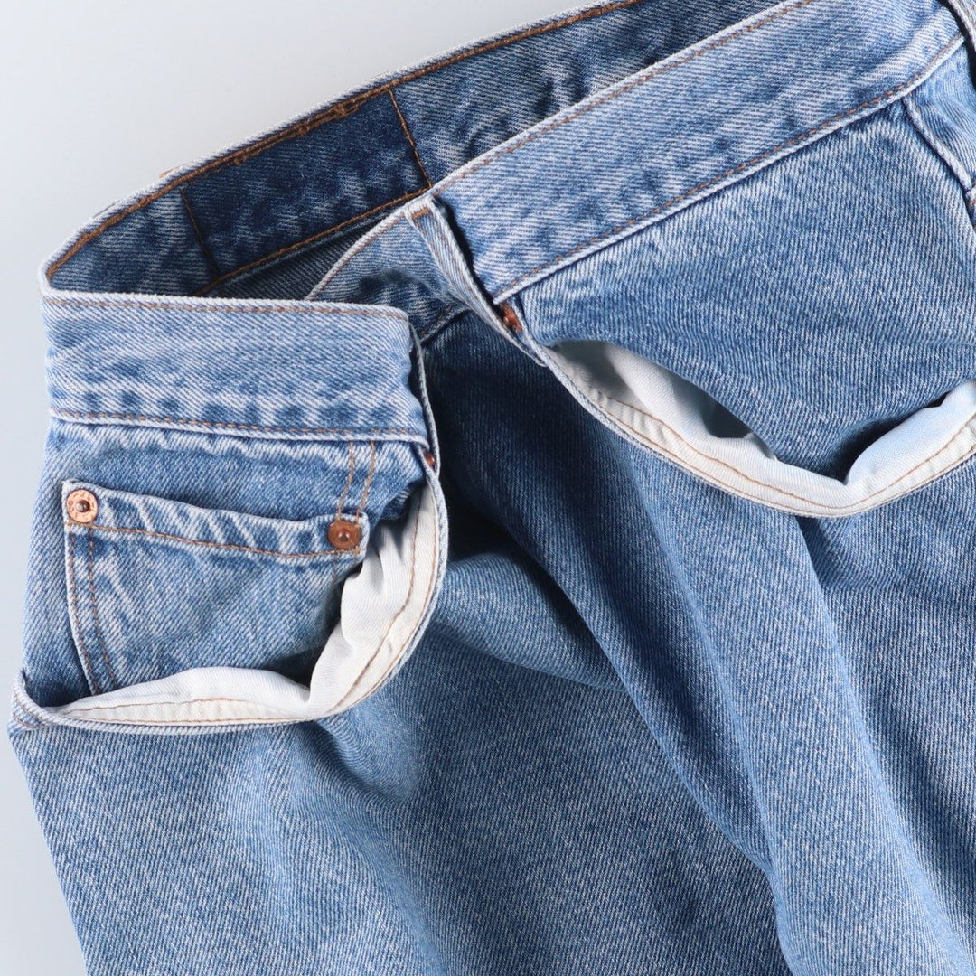 2000'S Levi's 560 Loose Fit Tapered Denim Pants, Black, Men's, Size W33 cotton blue type Vintage Second Hand