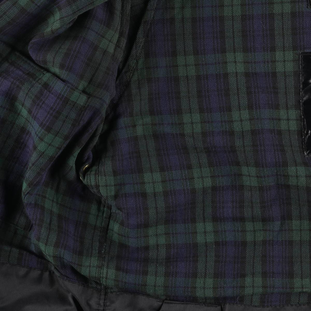 2000'S Barbour BEDALE 3 Warrant Waxed Cotton Oiled Jacket, Made in England, C38, Men's Size M cotton Charcoal Vintage Second Hand