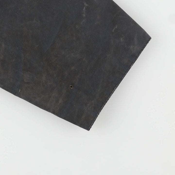 2000s~ Barbour BORDER 3 Warrant Waxed Cotton Oiled Jacket, Made in the UK, C40, Men's Size M Waxed cotton navy blue type Vintage Second Hand