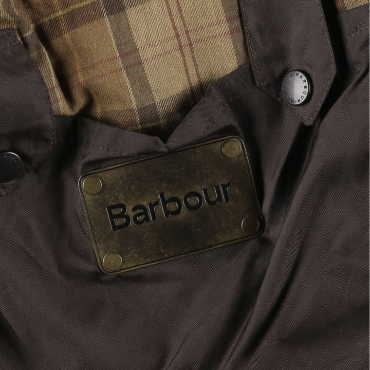 2000s~ Barbour COWEN COMMANDO JACKET, waxed cotton, 3-warrant oiled jacket, made in the UK, C44, men's size L Waxed cotton brown type Vintage Second Hand
