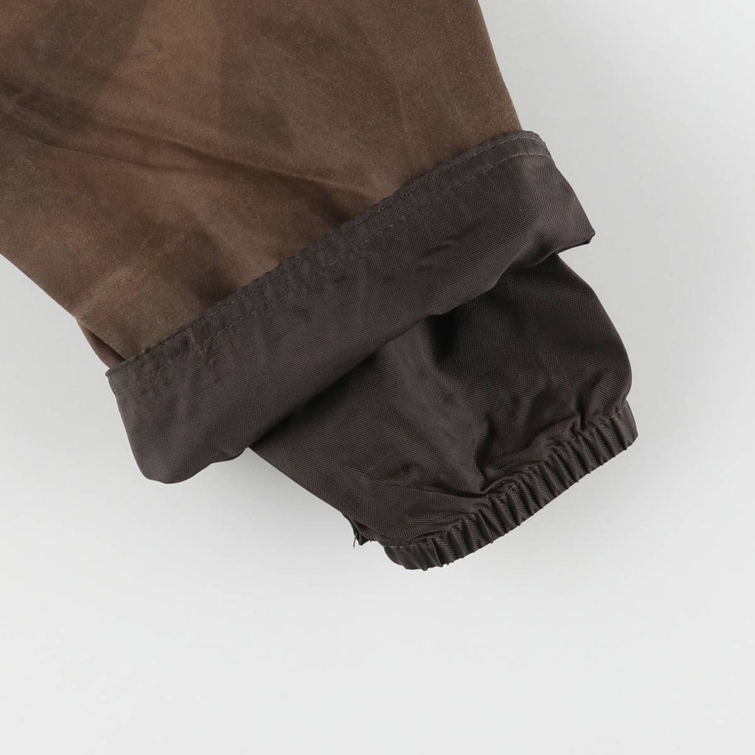 2000s~ Barbour COWEN COMMANDO JACKET, waxed cotton, 3-warrant oiled jacket, made in the UK, C44, men's size L Waxed cotton brown type Vintage Second Hand