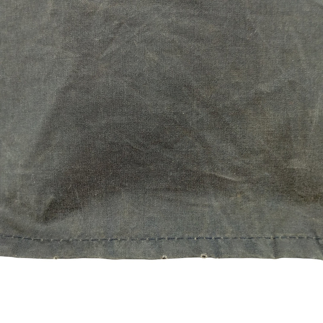1990'S Barbour Bedale (formerly 3 Warrant) waxed cotton oiled jacket, Made in England, C42, Men's Size L cotton Khaki type Vintage Second Hand