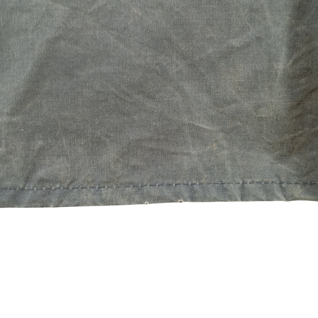 1990'S Barbour Bedale (formerly 3 Warrant) waxed cotton oiled jacket, Made in England, C42, Men's Size L cotton Khaki type Vintage Second Hand