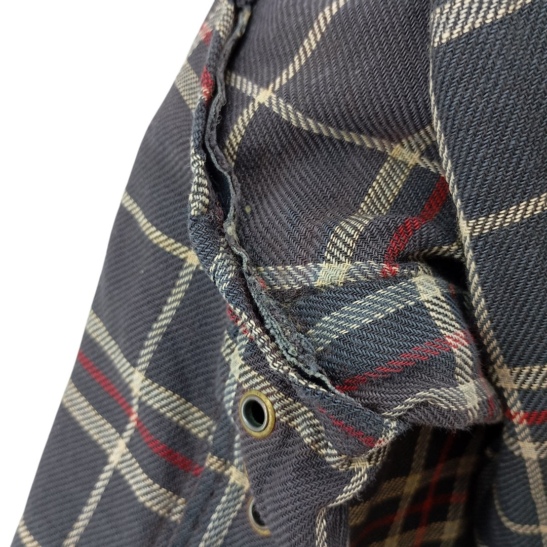 1990'S Barbour Bedale (formerly 3 Warrant) waxed cotton oiled jacket, Made in England, C42, Men's Size L cotton Khaki type Vintage Second Hand