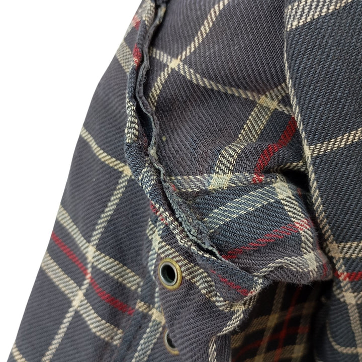 1990'S Barbour Bedale (formerly 3 Warrant) waxed cotton oiled jacket, Made in England, C42, Men's Size L cotton Khaki type Vintage Second Hand