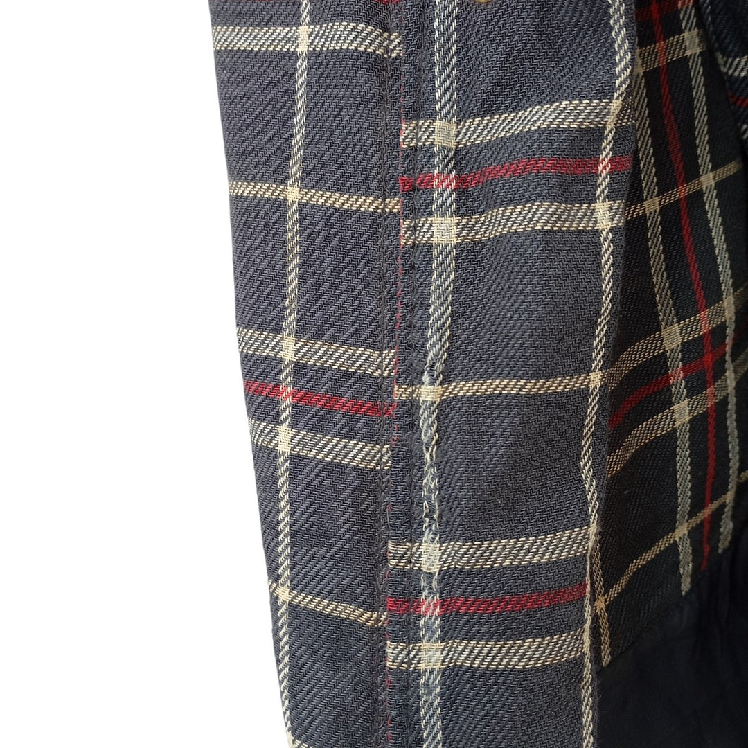 1990'S Barbour Bedale (formerly 3 Warrant) waxed cotton oiled jacket, Made in England, C42, Men's Size L cotton Khaki type Vintage Second Hand