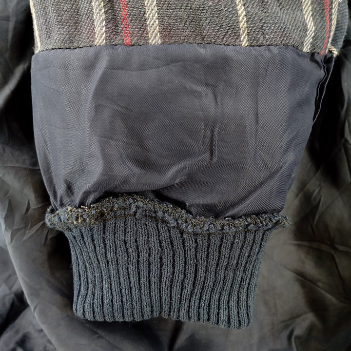 1990'S Barbour Bedale (formerly 3 Warrant) waxed cotton oiled jacket, Made in England, C42, Men's Size L cotton Khaki type Vintage Second Hand