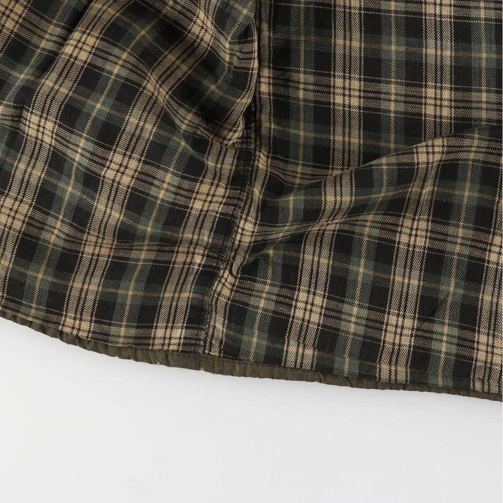 80s-90'S Barbour GAMEFAIR 3-Warrant Waxed Cotton Oiled Jacket, Made in England, C44, Men's Size L cotton Khaki type Vintage Second Hand