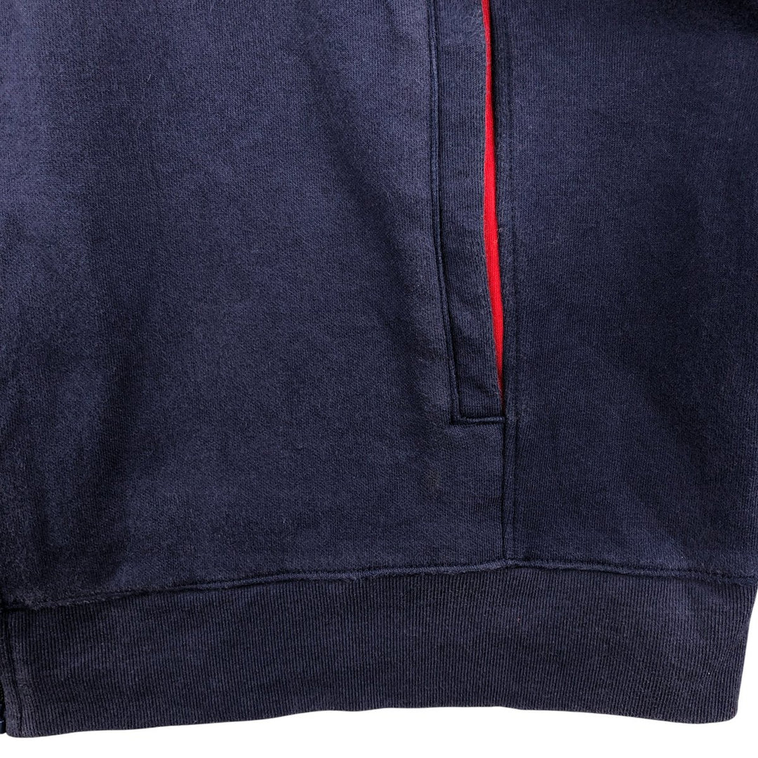 Fila full-zip sweatshirt, men's size XL cotton navy blue type Vintage Second Hand