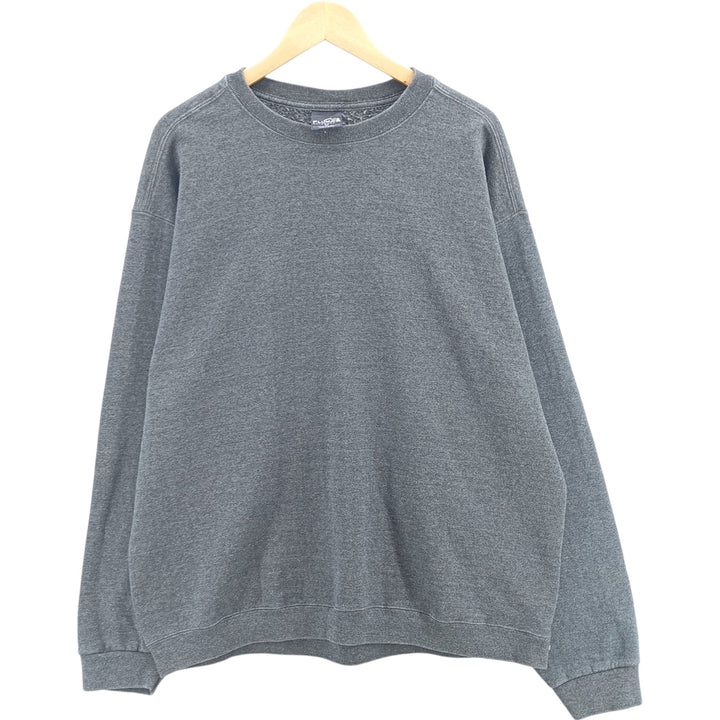 Vintage 90'S PLUMA plain blank sweatshirt, men's size XXL cotton gray type Vintage Second Hand
