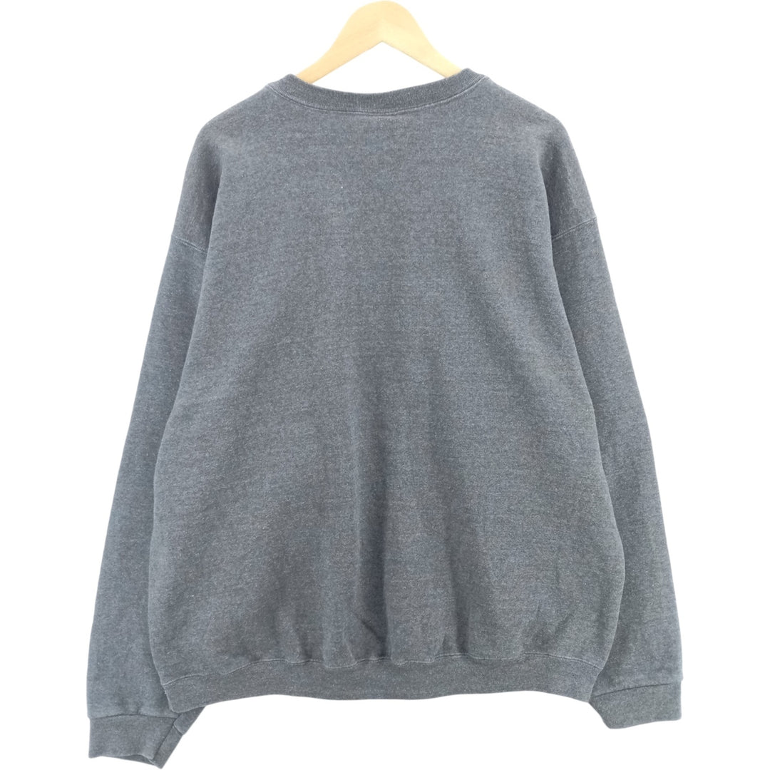 Vintage 90'S PLUMA plain blank sweatshirt, men's size XXL cotton gray type Vintage Second Hand