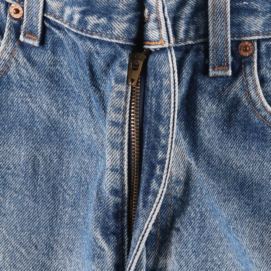 00'S Levi's 505 REGULAR FIT STRAIGHT LEG tapered denim pants for men, size w32 cotton blue type Vintage Second Hand