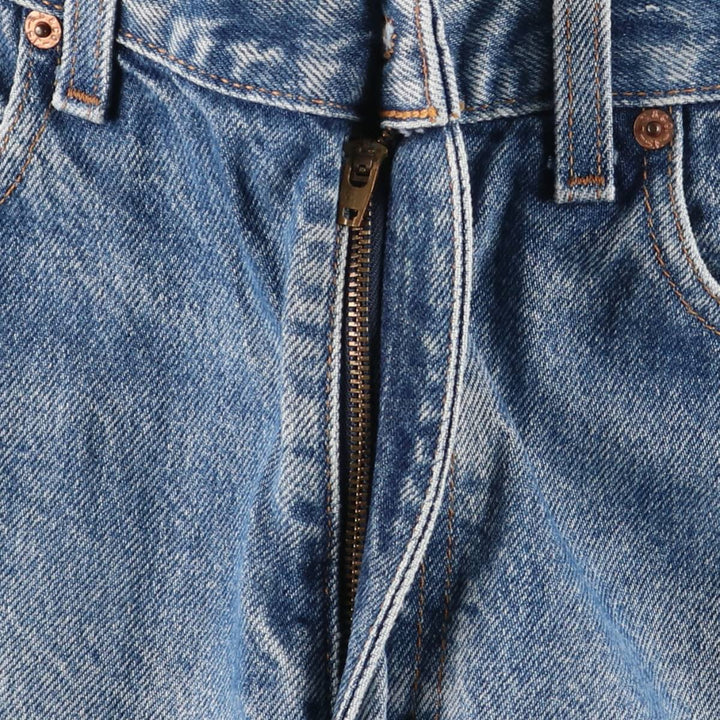 00'S Levi's 505 REGULAR FIT STRAIGHT LEG tapered denim pants for men, size w32 cotton blue type Vintage Second Hand