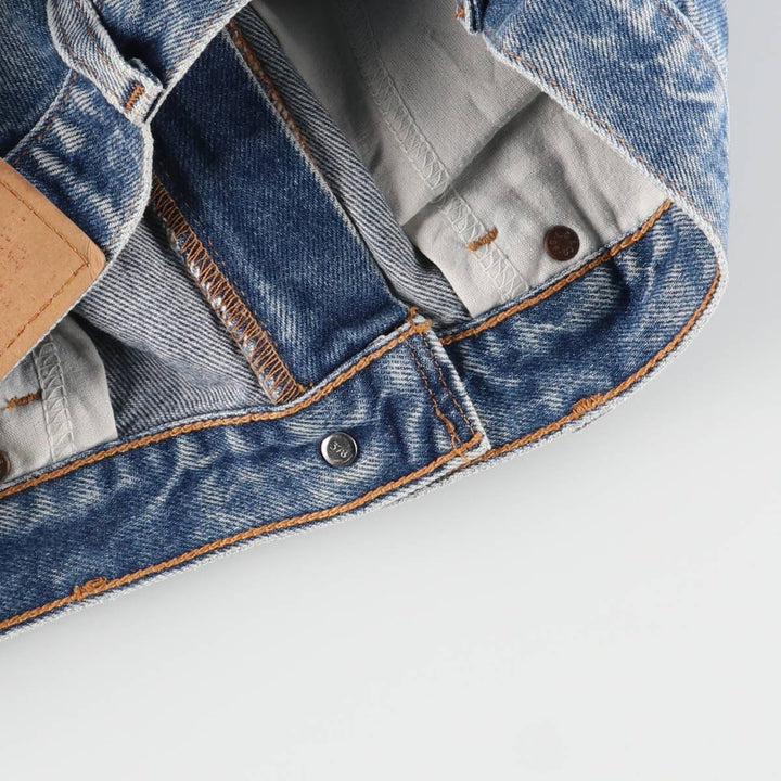 00'S Levi's 505 REGULAR FIT STRAIGHT LEG tapered denim pants for men, size w32 cotton blue type Vintage Second Hand