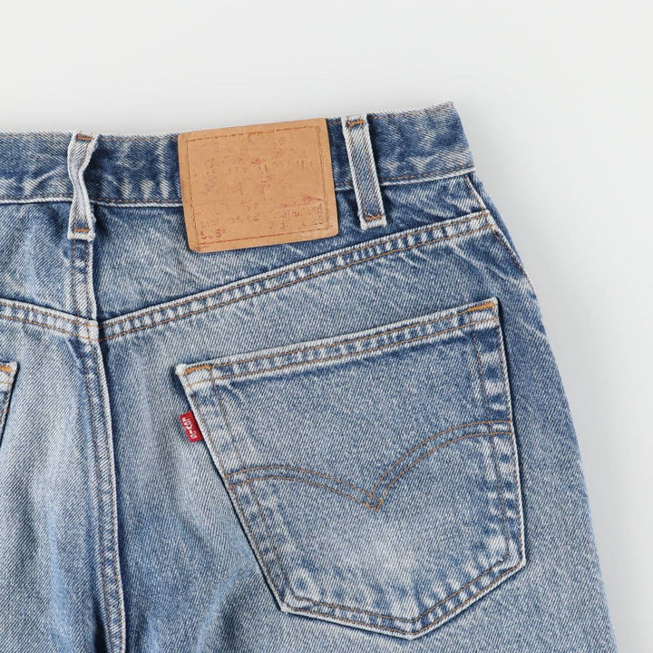 00'S Levi's 505 REGULAR FIT STRAIGHT LEG tapered denim pants for men, size w32 cotton blue type Vintage Second Hand