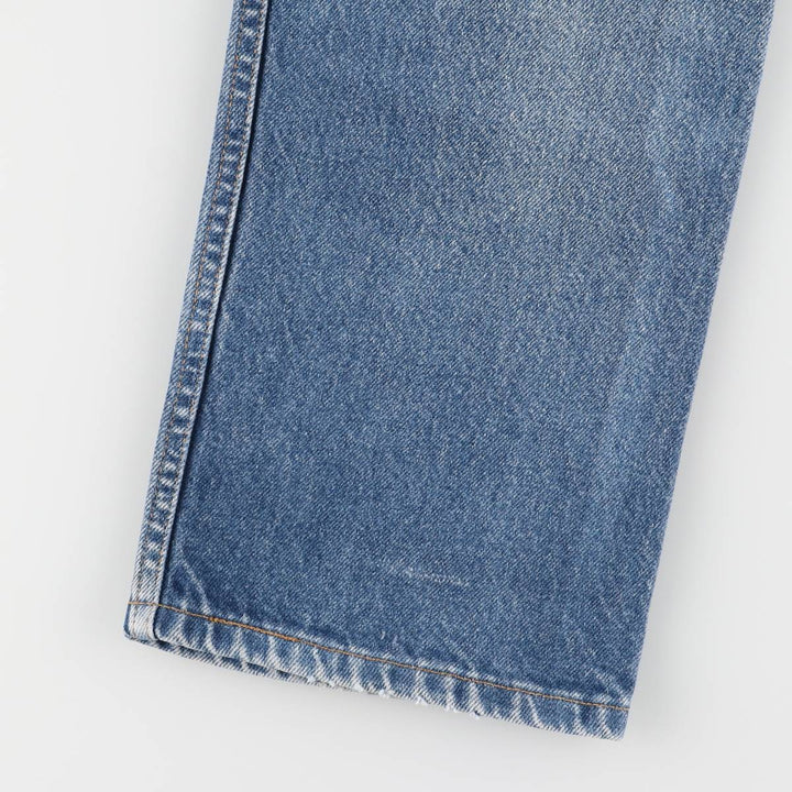 00'S Levi's 505 REGULAR FIT STRAIGHT LEG tapered denim pants for men, size w32 cotton blue type Vintage Second Hand