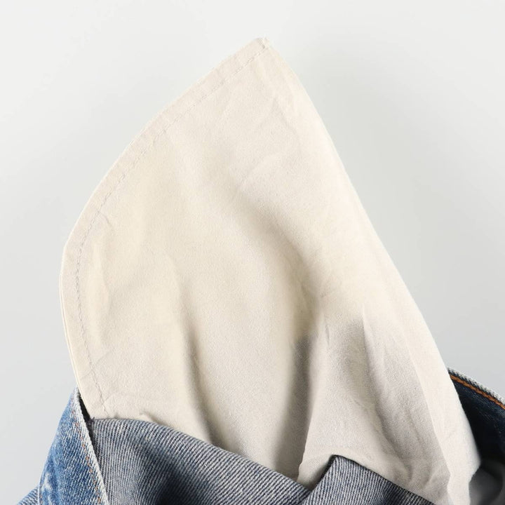 00'S Levi's 505 REGULAR FIT STRAIGHT LEG tapered denim pants for men, size w32 cotton blue type Vintage Second Hand