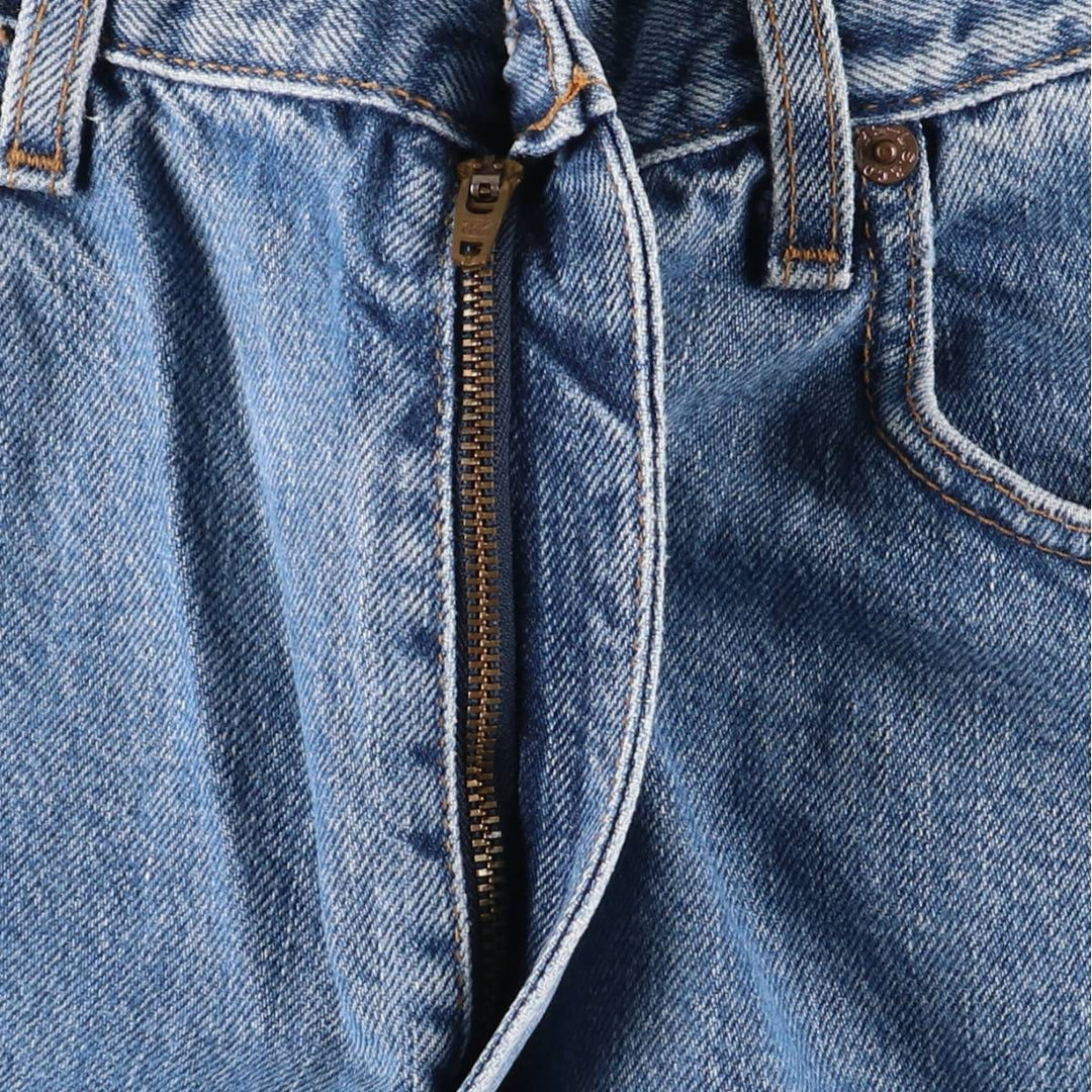 00'S Levi's 505 REGULAR FIT STRAIGHT LEG tapered denim pants for men, size w32 cotton blue type Vintage Second Hand