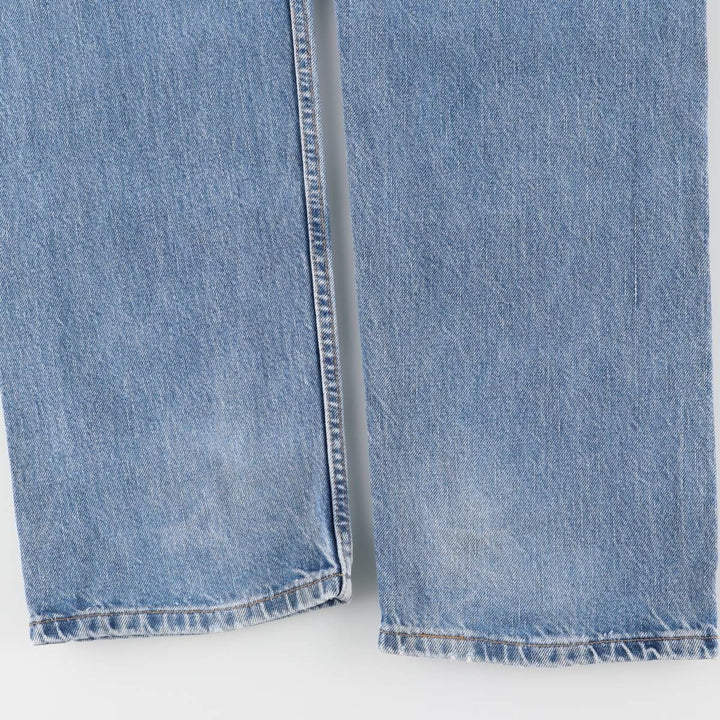 00'S Levi's 505 REGULAR FIT STRAIGHT LEG tapered denim pants for men, size w32 cotton blue type Vintage Second Hand