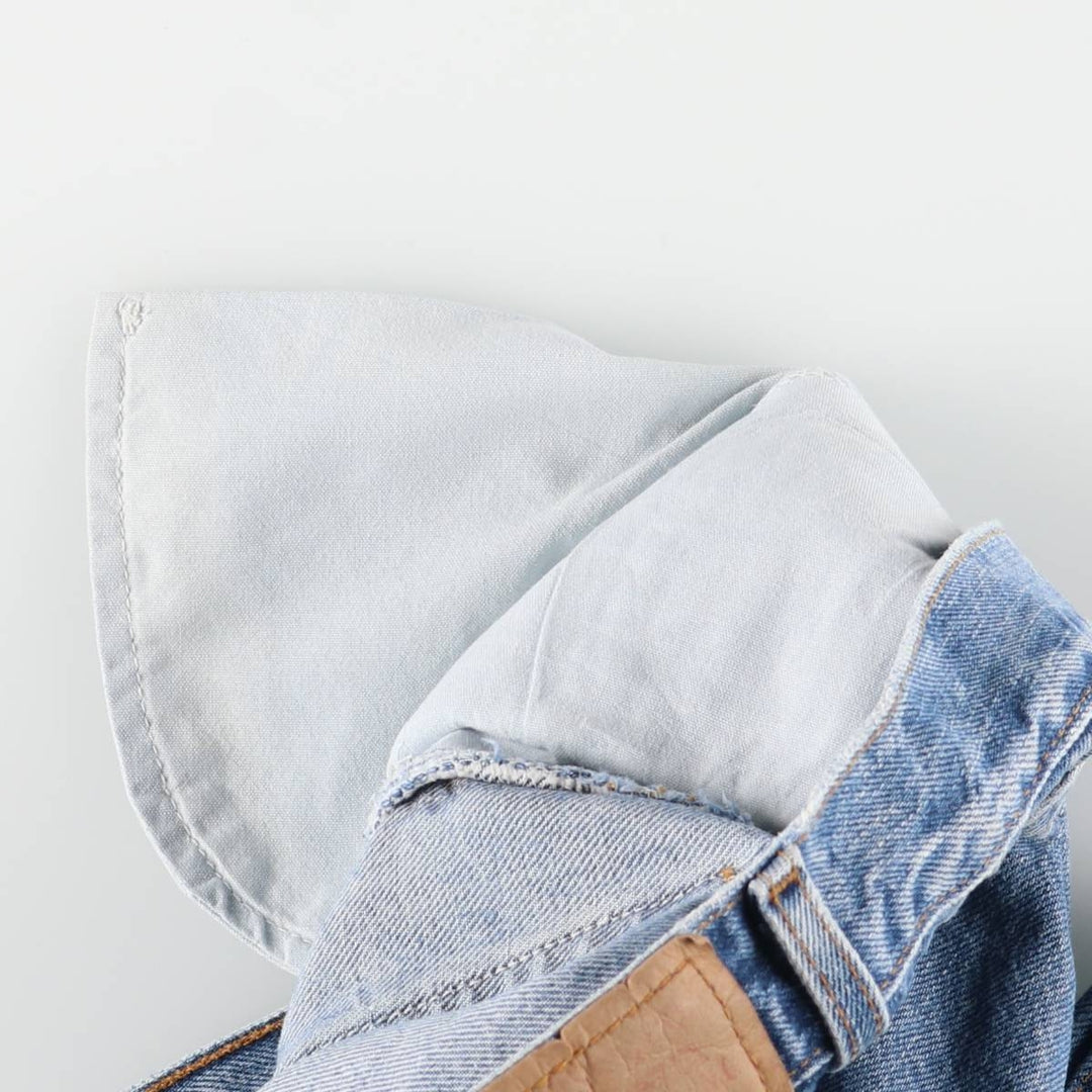 00'S Levi's 505 REGULAR FIT STRAIGHT LEG tapered denim pants for men, size w32 cotton blue type Vintage Second Hand