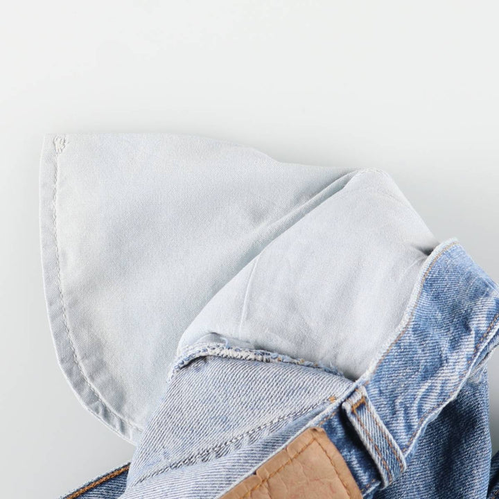 00'S Levi's 505 REGULAR FIT STRAIGHT LEG tapered denim pants for men, size w32 cotton blue type Vintage Second Hand