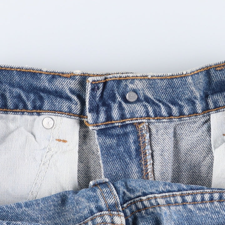 Levi's 505 Orange Tab Tapered Denim Pants, Made in USA, Men's Size W32 cotton blue type Vintage Second Hand