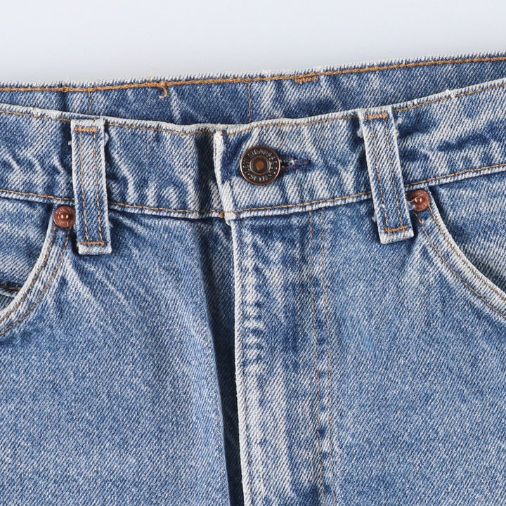 Levi's 505 Orange Tab Tapered Denim Pants, Made in USA, Men's Size W32 cotton blue type Vintage Second Hand