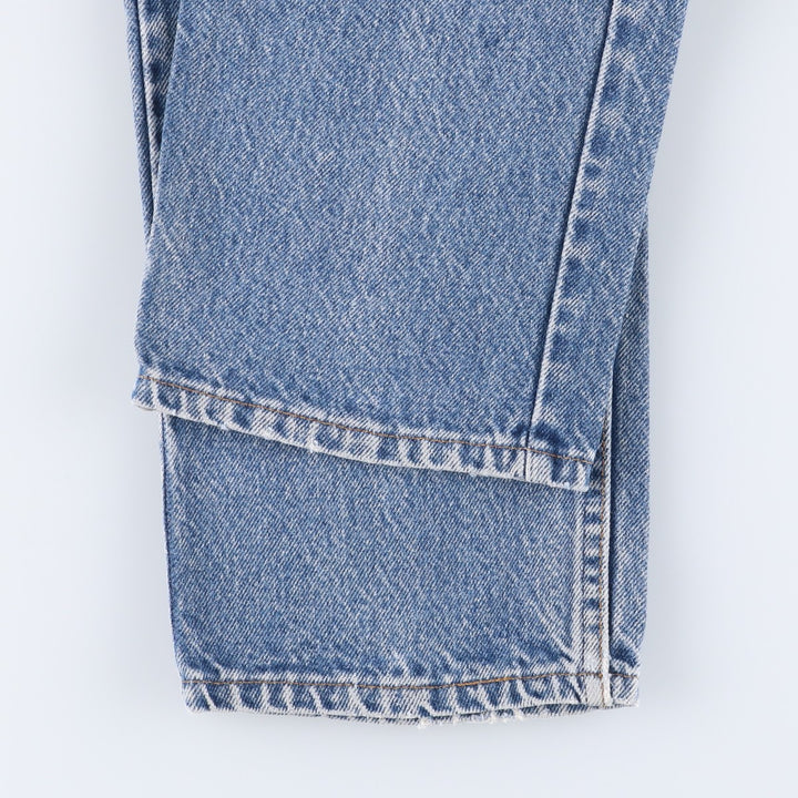 Levi's 505 Orange Tab Tapered Denim Pants, Made in USA, Men's Size W32 cotton blue type Vintage Second Hand