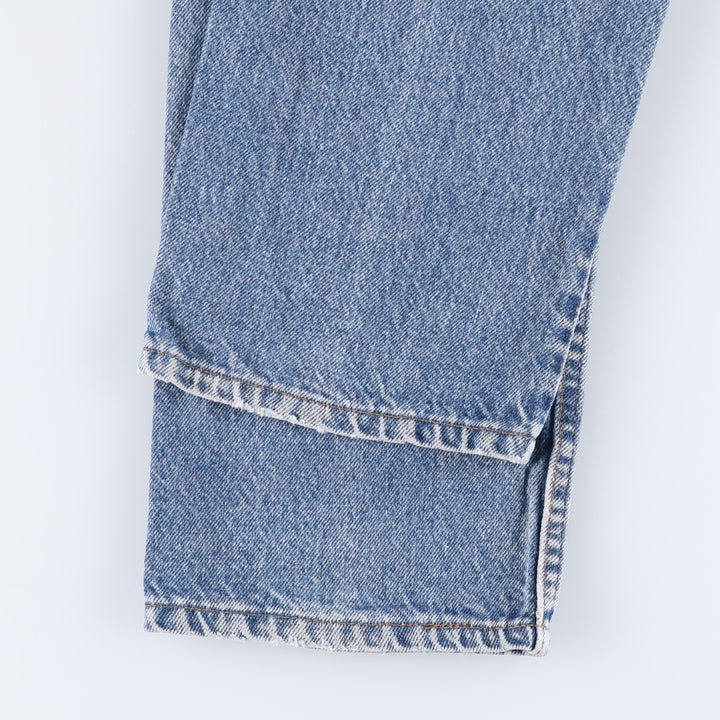 Levi's 505 Orange Tab Tapered Denim Pants, Made in USA, Men's Size W32 cotton blue type Vintage Second Hand