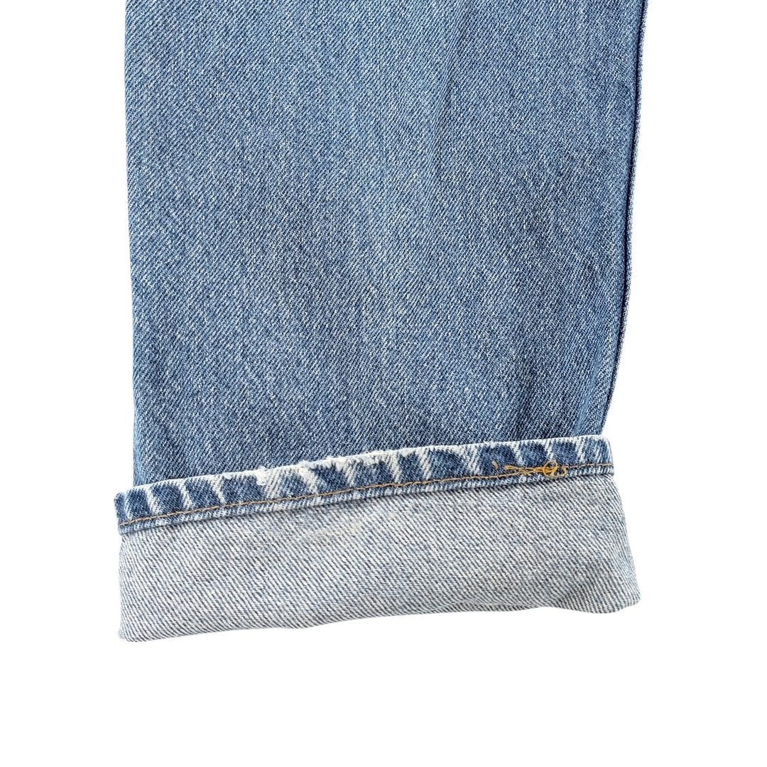 Levi's 505 Orange Tab Tapered Denim Pants, Made in USA, Men's Size W32 cotton blue type Vintage Second Hand