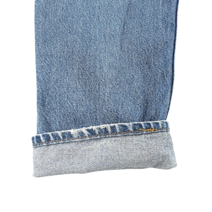 Levi's 505 Orange Tab Tapered Denim Pants, Made in USA, Men's Size W32 cotton blue type Vintage Second Hand