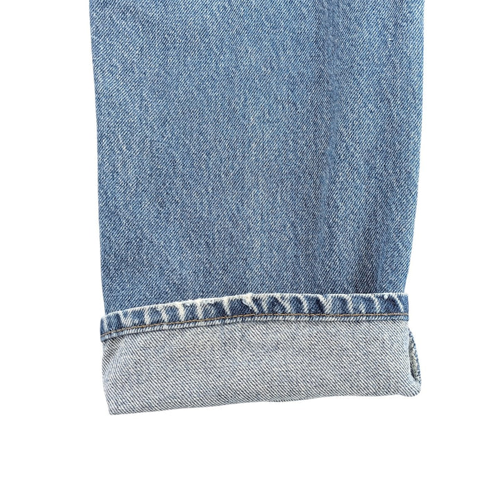 Levi's 505 Orange Tab Tapered Denim Pants, Made in USA, Men's Size W32 cotton blue type Vintage Second Hand