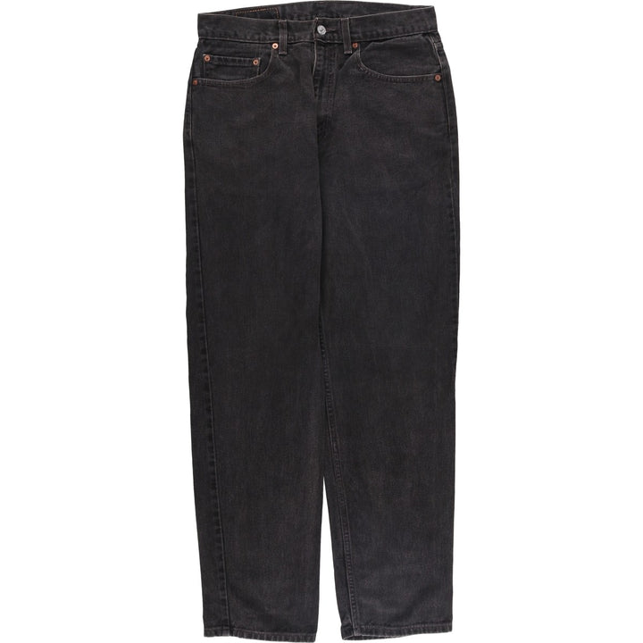 00'S Levi's 550 Relaxed Fit Black Denim Tapered Denim Pants Men's W32 cotton black type Vintage Second Hand