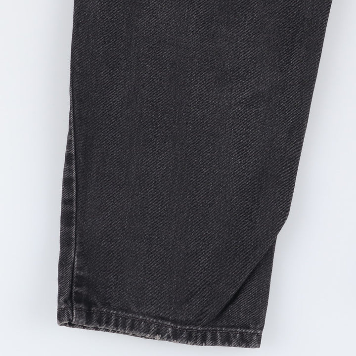 00'S Levi's 550 Relaxed Fit Black Denim Tapered Denim Pants Men's W31 cotton black type Vintage Second Hand