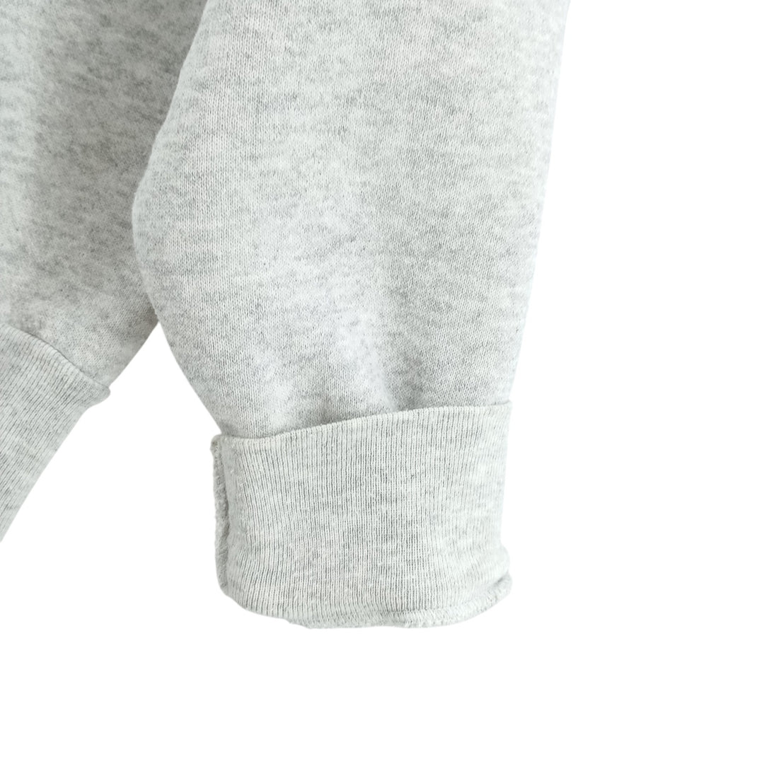 GFC Plain Blank Sweatshirt, Made in USA, Men's Size L cotton gray type Vintage Second Hand