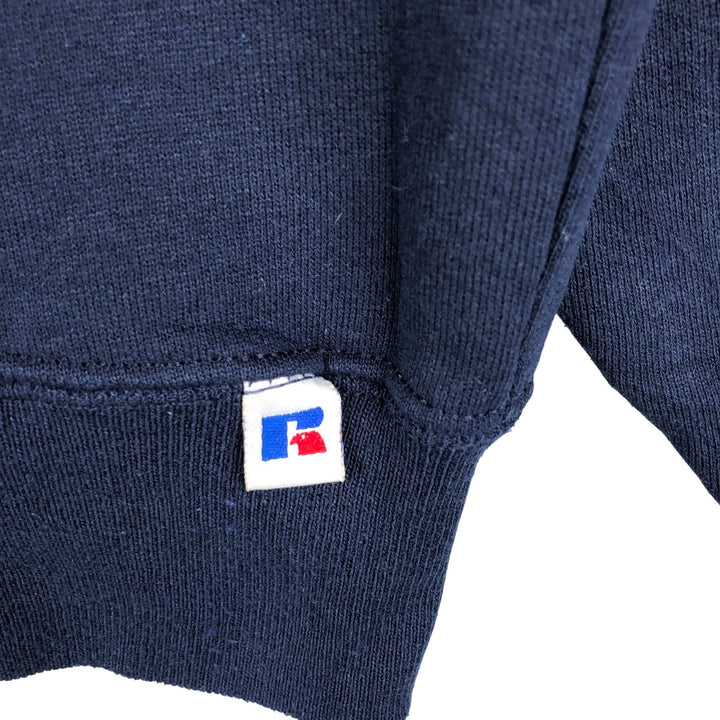 Vintage 90'S Russell plain two-tone blank sweatshirt, made in the USA, size L, men's cotton gray type Vintage Second Hand