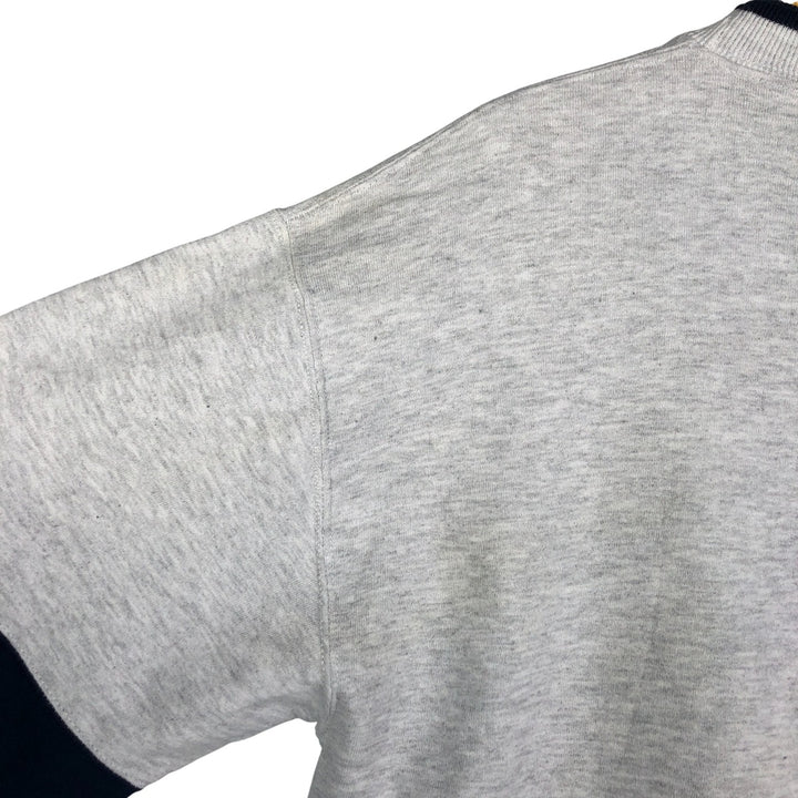 Vintage 90'S Russell plain two-tone blank sweatshirt, made in the USA, size L, men's cotton gray type Vintage Second Hand