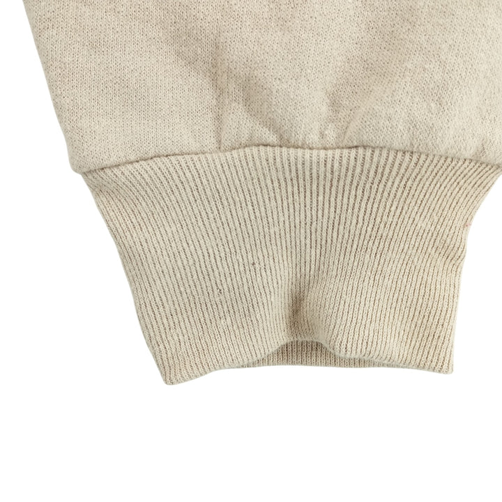 Vintage 90s-00'S Hanes COMFORTBLEND plain blank sweatshirt, men's size L cotton Beige type Vintage Second Hand
