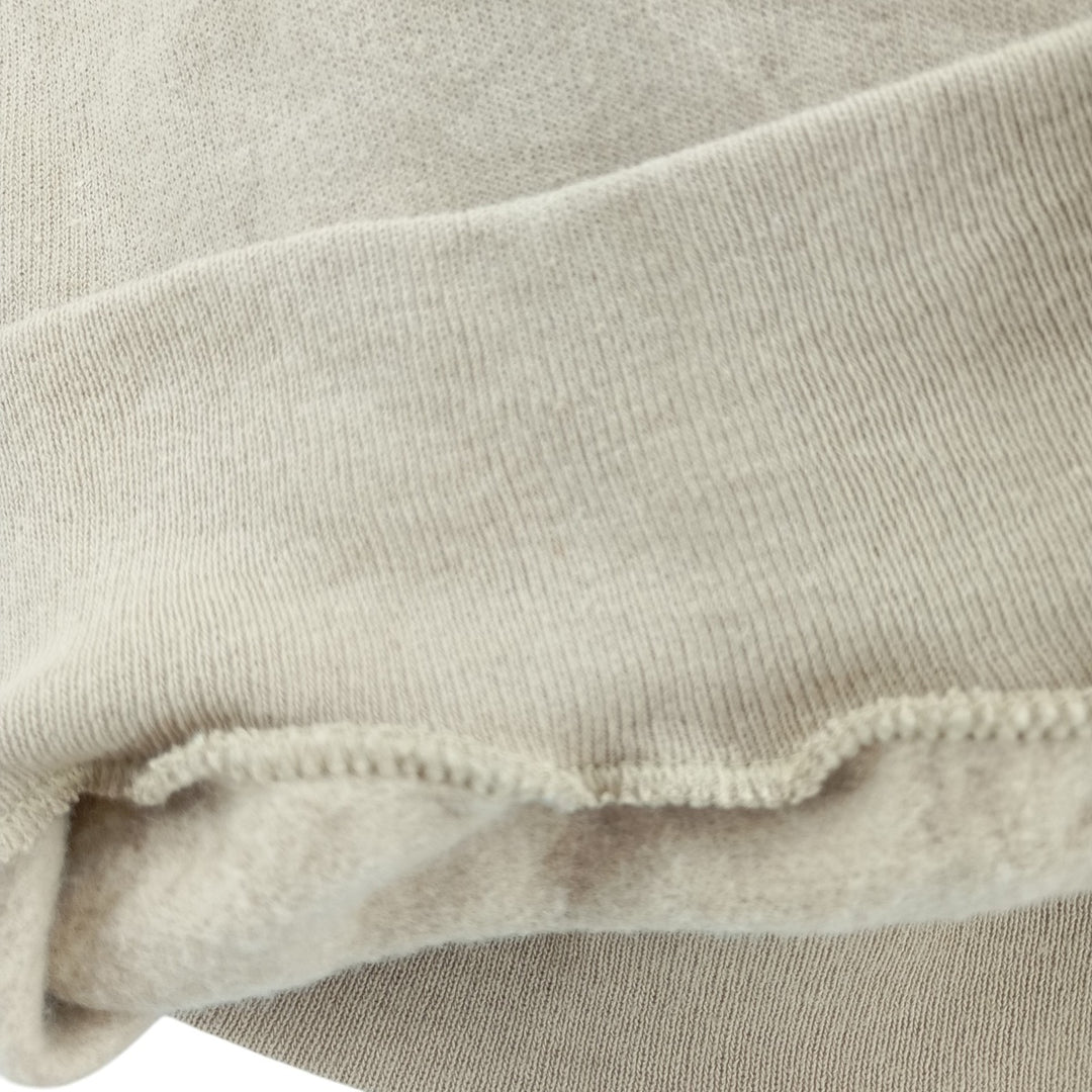 Vintage 90s-00'S Hanes COMFORTBLEND plain blank sweatshirt, men's size L cotton Beige type Vintage Second Hand