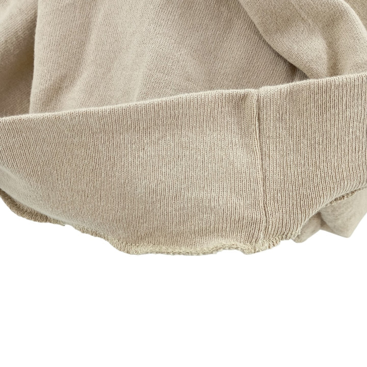 Vintage 90s-00'S Hanes COMFORTBLEND plain blank sweatshirt, men's size L cotton Beige type Vintage Second Hand