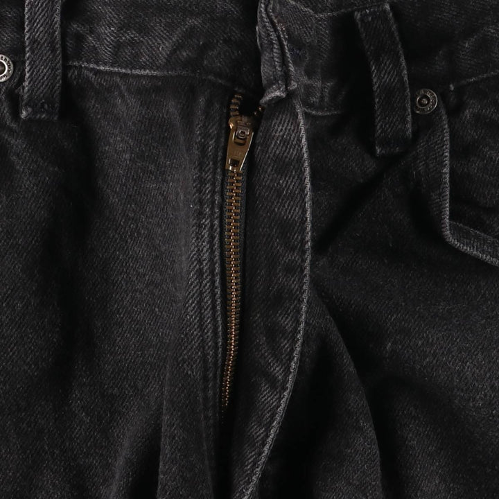 Vintage 90'S Wrangler black denim straight-leg jeans for men, size W33. unclear black type Vintage Second Hand